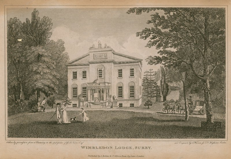 Wimbledon Lodge, Surrey autorstwa English School
