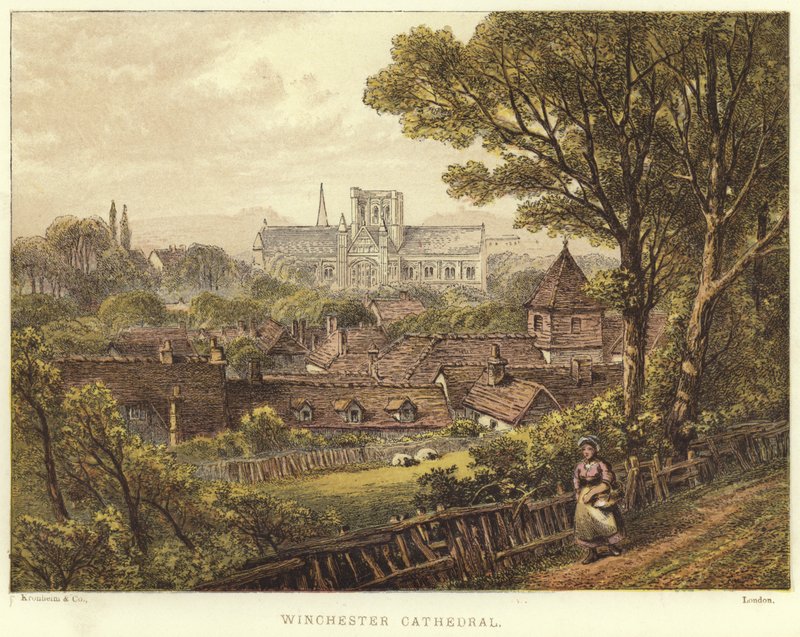 Katedra w Winchester w Winchester autorstwa English School