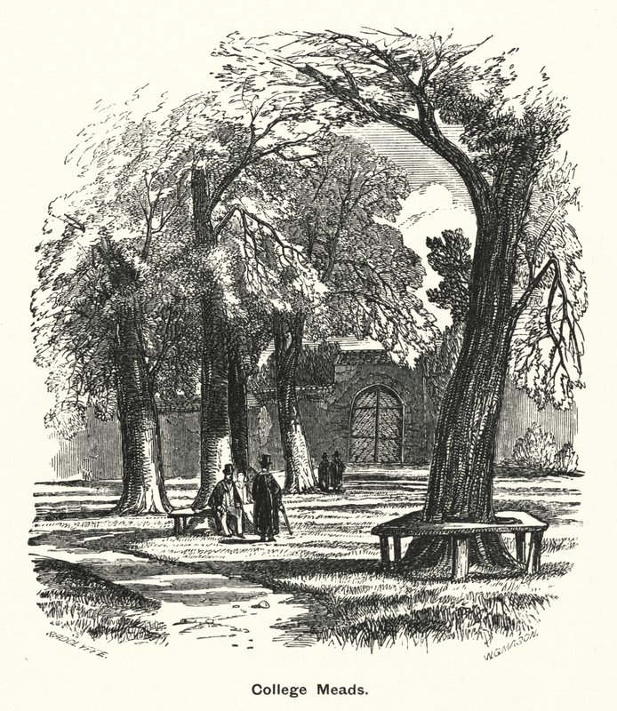 Winchester College: College Meads (grawerowanie) autorstwa English School
