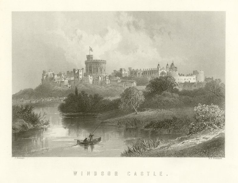 zamek Windsor autorstwa English School