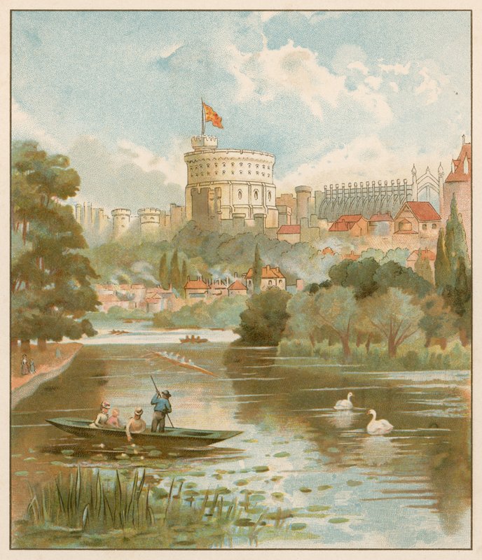 zamek Windsor autorstwa English School