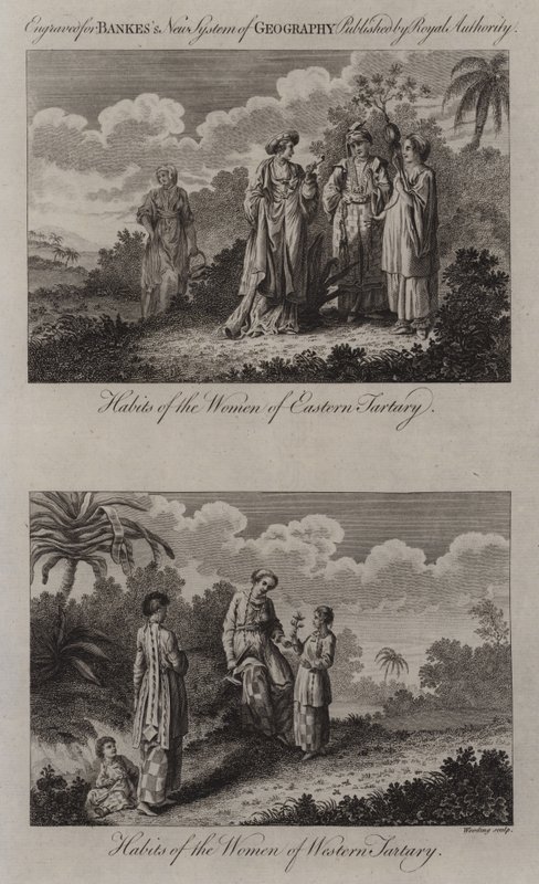 Stroje damskie tatarskie autorstwa English School