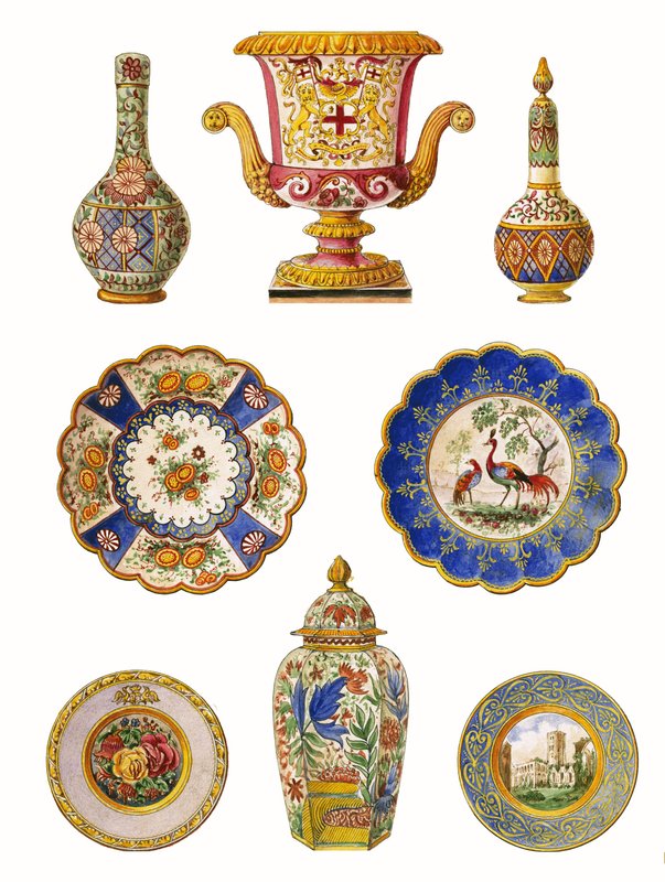 Porcelana Worcester autorstwa English School