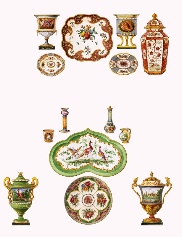 Porcelana Worcester autorstwa English School
