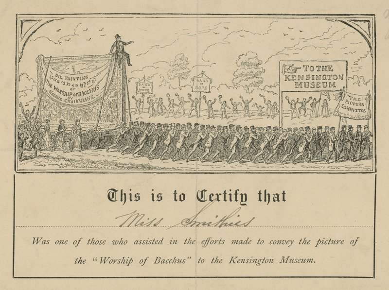 Kult świadectwa Bachusa autorstwa English School