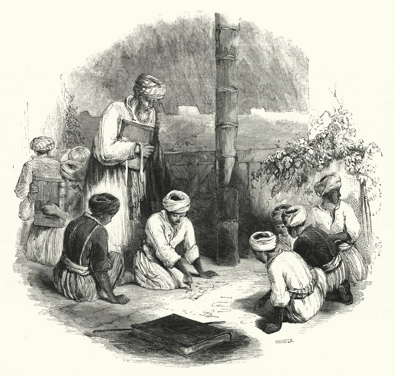 Pisanie (grawerowanie) autorstwa English School