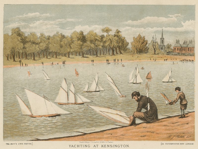 Żeglarstwo w Kensington Gardens autorstwa English School