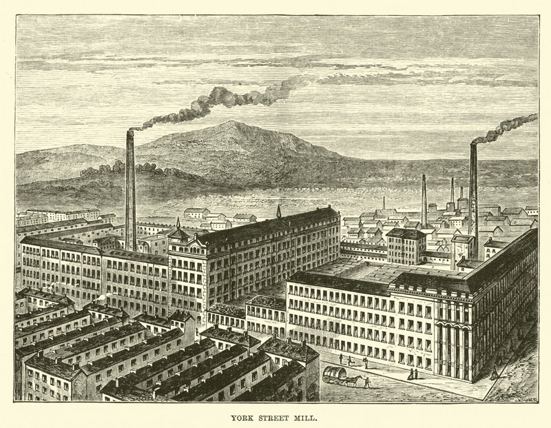 York Street Mill autorstwa English School