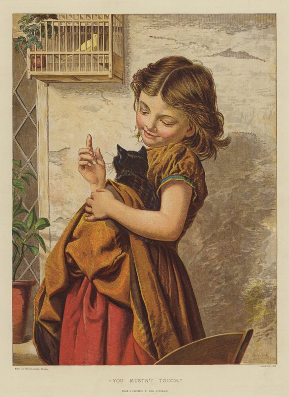 Nie wolno ci dotykać (chromolitho) autorstwa English School