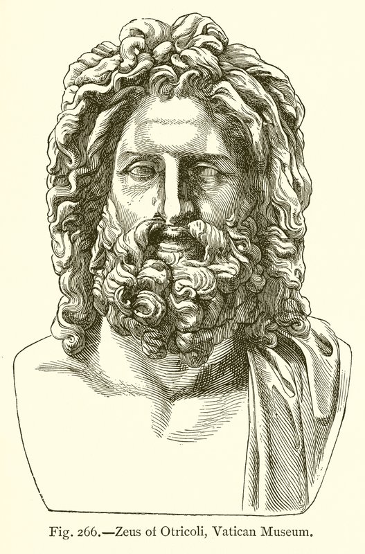 Zeus z Otricoli, Muzeum Watykańskie autorstwa English School