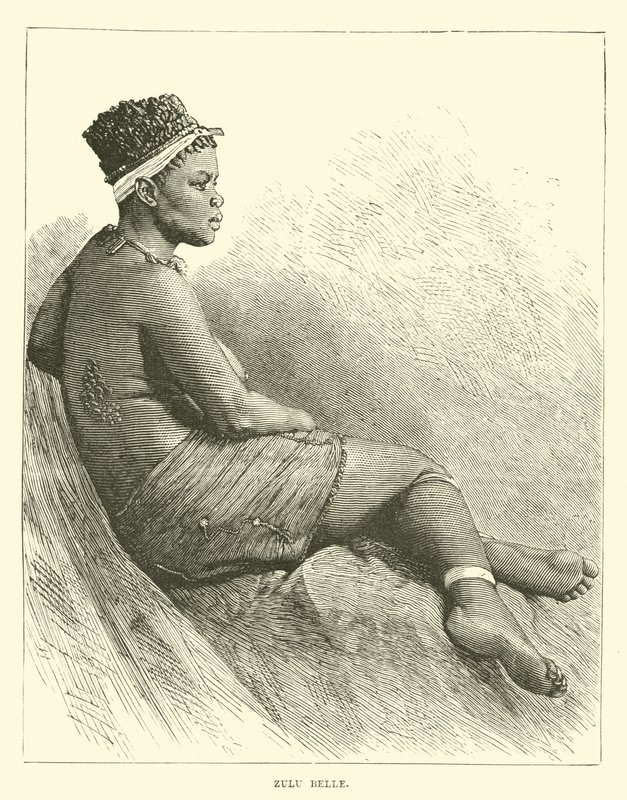 Zulu piękne autorstwa English School