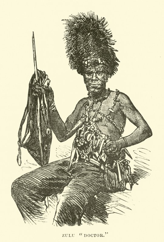 Zuluski lekarz autorstwa English School
