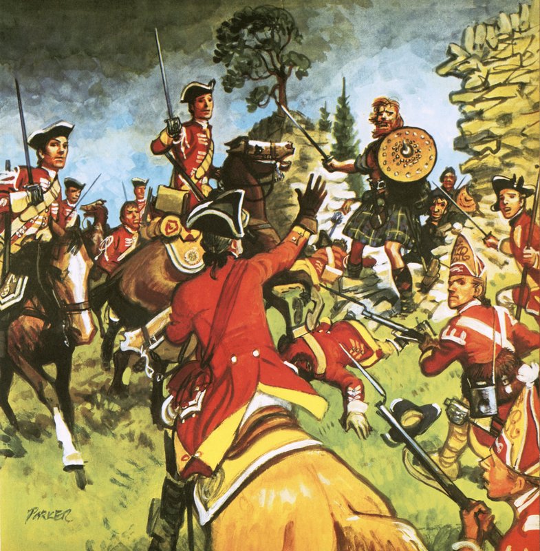 Bitwa pod Culloden autorstwa Eric Parker