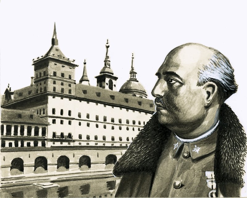 Portret generała Franco autorstwa Eric Parker