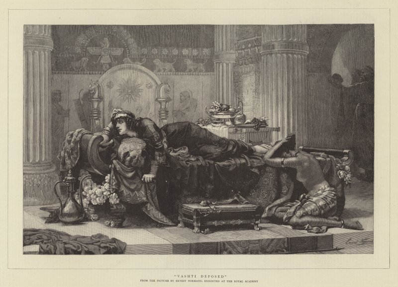 Obalenie Waszti autorstwa Ernest Normand