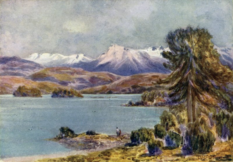Jezioro Moquhue autorstwa Ernest William Christmas