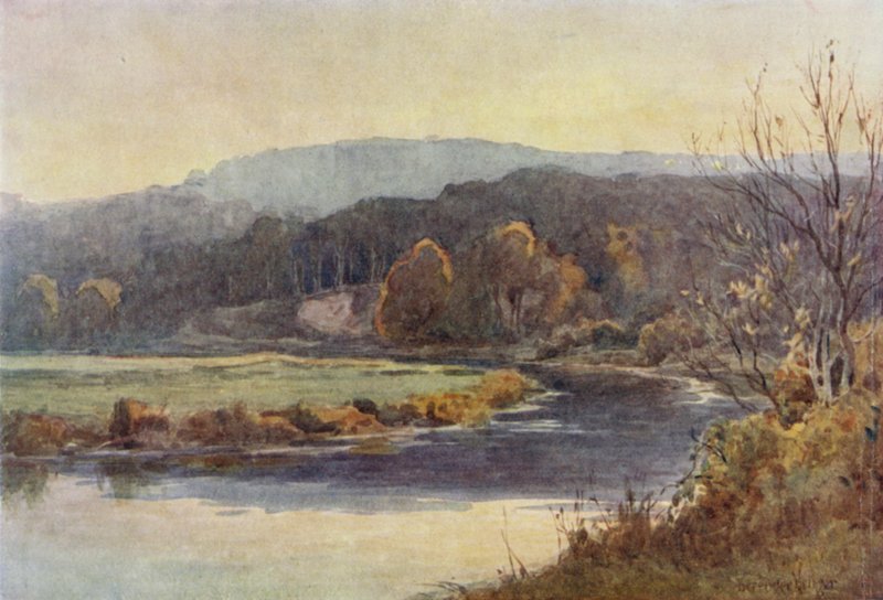 Las i droga wodna autorstwa Ernest Benger or Berenger