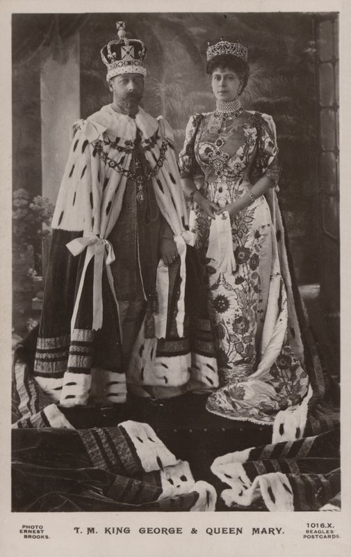Król Jerzy V i królowa Maria autorstwa Ernest Brooks