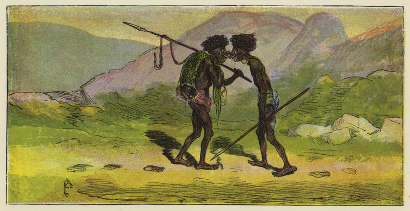 Pozdrowienie Ashanti autorstwa Ernest Henry Griset