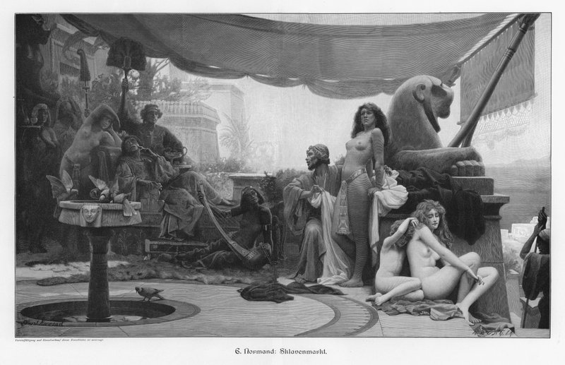 Bondage (grawerowanie) autorstwa Ernest Normand