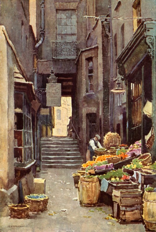 Adelphi By-Way (kolor lito) autorstwa Ernest William Haslehust
