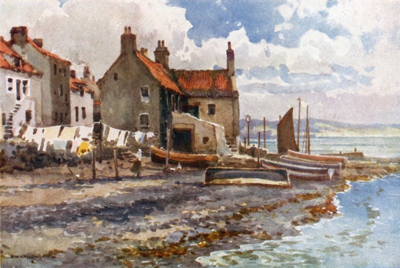 Buckhaven (kolor lito) autorstwa Ernest William Haslehust