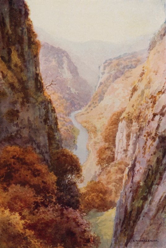 Dovedale (kolor lito) autorstwa Ernest William Haslehust