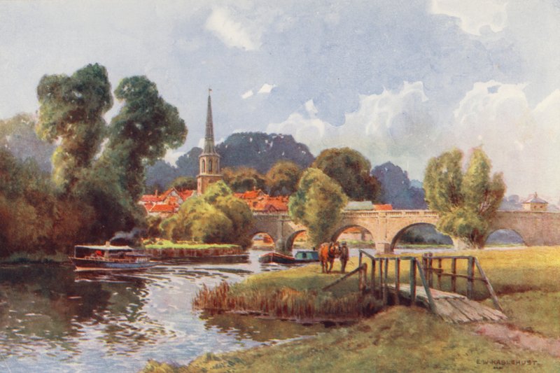 Tamiza: Wallingford (litografia kolorowa) autorstwa Ernest William Haslehust