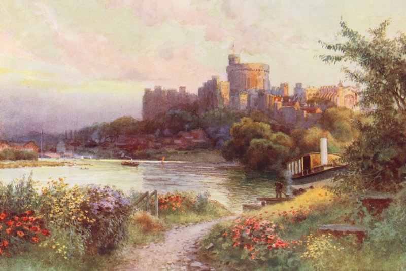 Tamiza: Windsor (kolorowa litografia) autorstwa Ernest William Haslehust