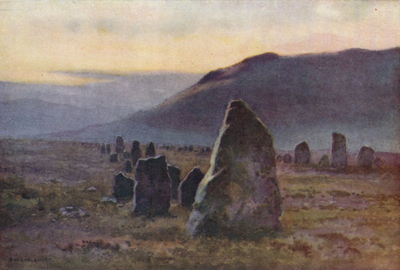 Stone Avenue, niedaleko Merrivale (kolor lito) autorstwa Ernest William Haslehust