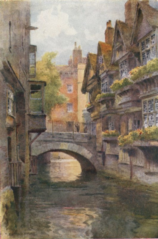 The Canterbury Weavers (kolor lito) autorstwa Ernest William Haslehust