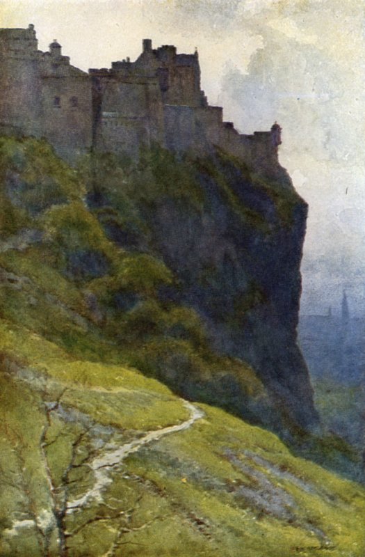 Zamek (kolor lito) autorstwa Ernest William Haslehust