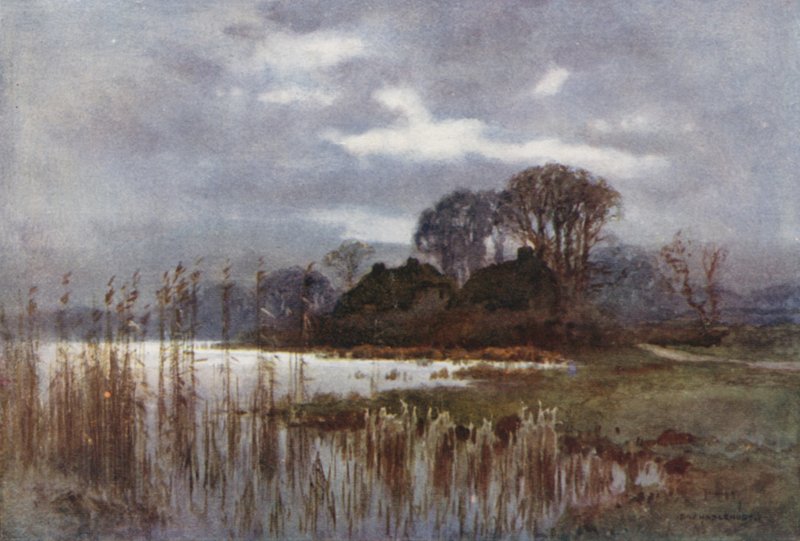 Staw Młyński, Beaulieu (kolor lito) autorstwa Ernest William Haslehust