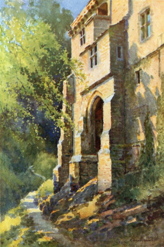 Pałac, Dunfermline (kolor lito) autorstwa Ernest William Haslehust