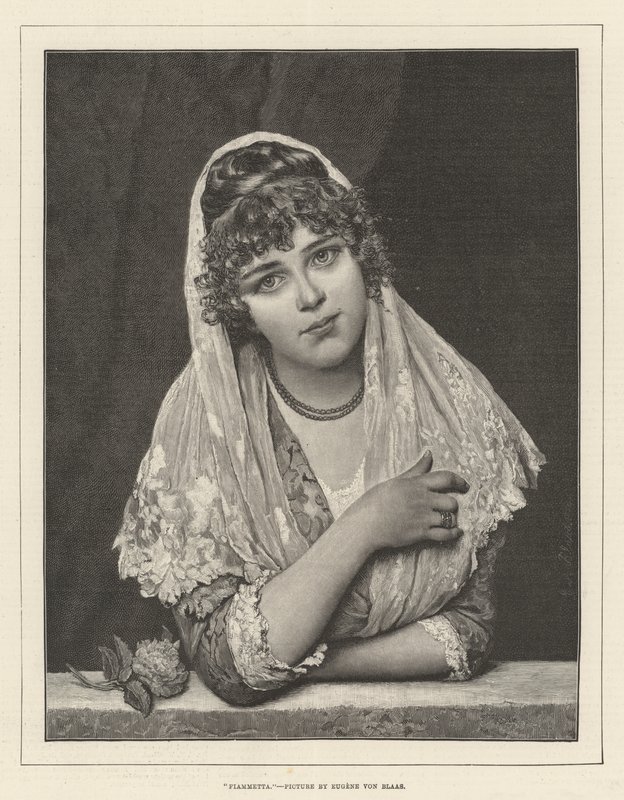 Fiammetta autorstwa Eugen von Blaas