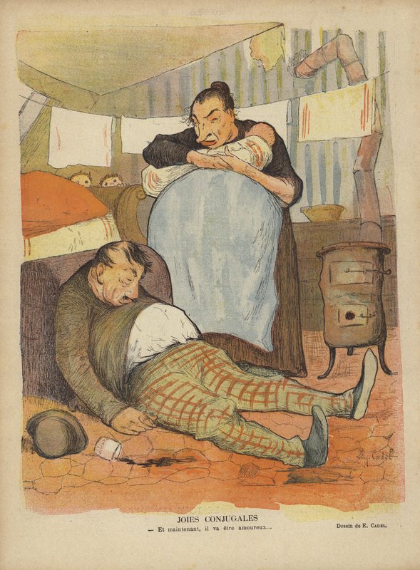 Ilustracja do Le Rire autorstwa Eugene Cadel