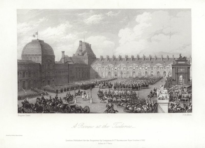 Przegląd w Tuileries autorstwa Eugene Louis Lami