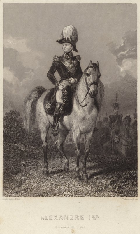 Aleksander I z Rosji autorstwa Eugene Louis Lami