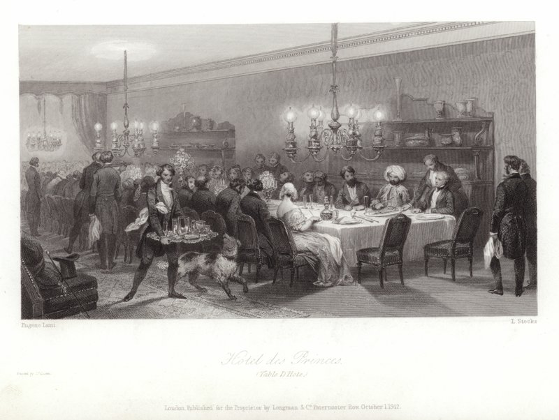 Hotel des Princes autorstwa Eugene Louis Lami