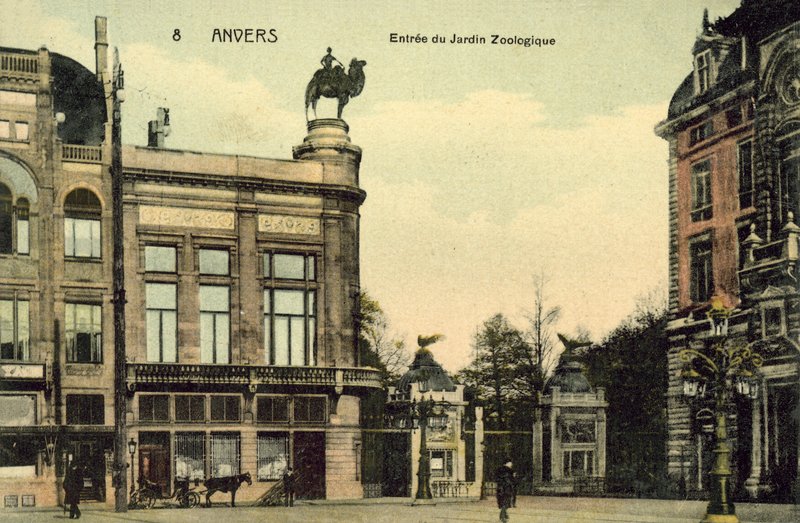 Antwerpia, wejście do ogrodów zoologicznych autorstwa European Photographer