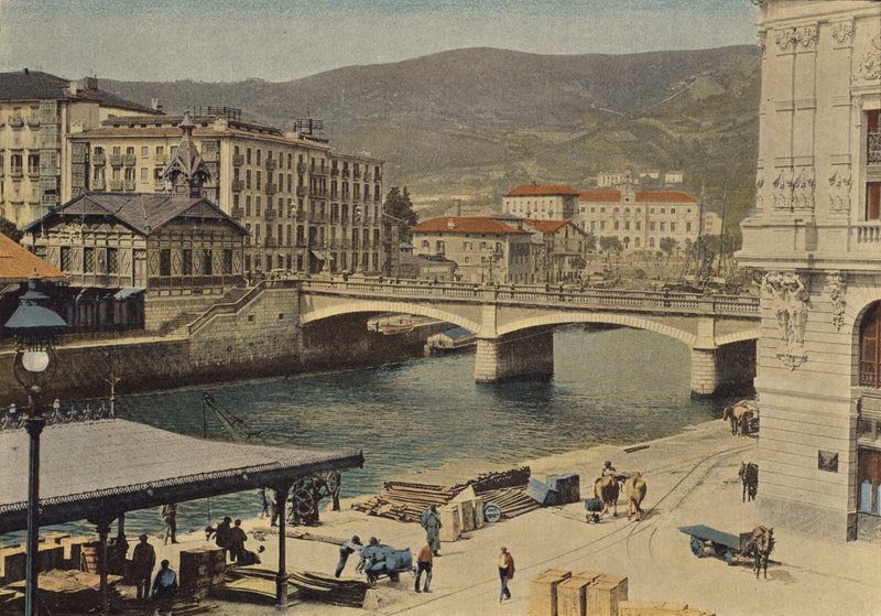 Bilbao, Le Pont Disabelle II autorstwa European Photographer