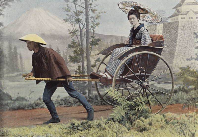 Inrikischa, samochód z Japonii autorstwa European Photographer