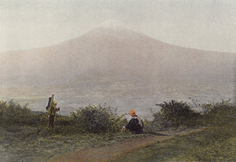 Fousi-Yama, Voican z Japonii autorstwa European Photographer