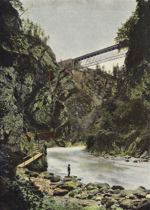 Tarvis, Pont Sur La Gailitz autorstwa European Photographer