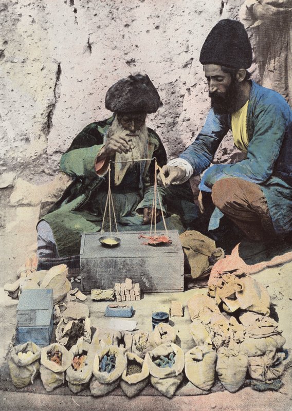 Teheran, aptekarz na Placu Królewskim autorstwa European Photographer