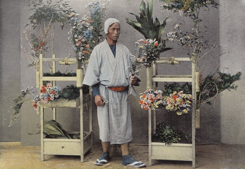 Sprzedawca kwiatów w Japonii autorstwa European Photographer