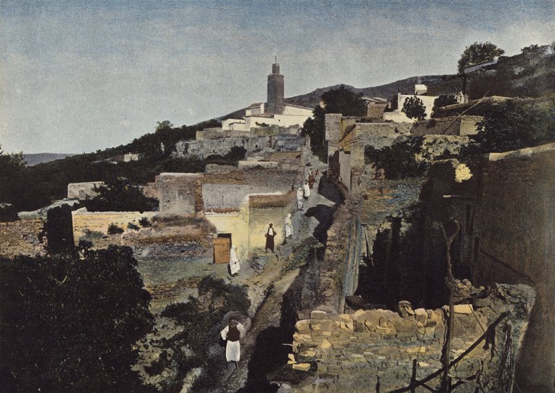 Arabska wioska Sidi-Bou-Medin, w pobliżu Tlemcen autorstwa European Photographer