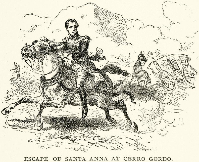 Ucieczka Santa Anna w Cerro Gordo autorstwa European School