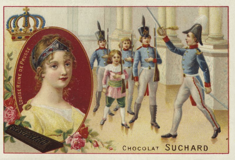 Ludwika Meklemburska-Strelitz, królowa małżonka króla pruskiego Fryderyka Wilhelma III autorstwa European School