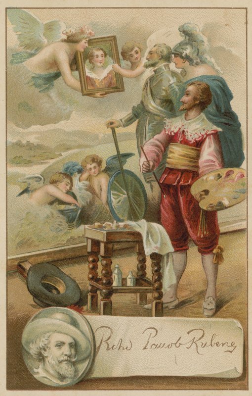 Peter Paul Rubens, flamandzki artysta autorstwa European School